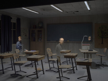 Leandro Erlich, exhibition view. Courtesy of Amos Rex