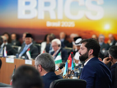 H.E. President Gabriel Boric Font of the Republic of Chile participates in the BRICS Summit session with Member States, Partners, and Guests on “Strengthening Multilateralism, Economic and Financial Affairs, and Artificial Intelligence