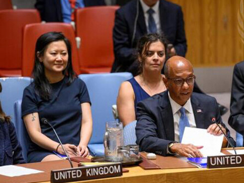 Robert A. Wood, Deputy Permanent Representative of the United States to the United Nations, addresses a Security Council meeting on general issues related to sanctions