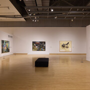 Eric Fischl, Historias contadas, vista de exhibición. Cortesía del Phoenix Art Museum