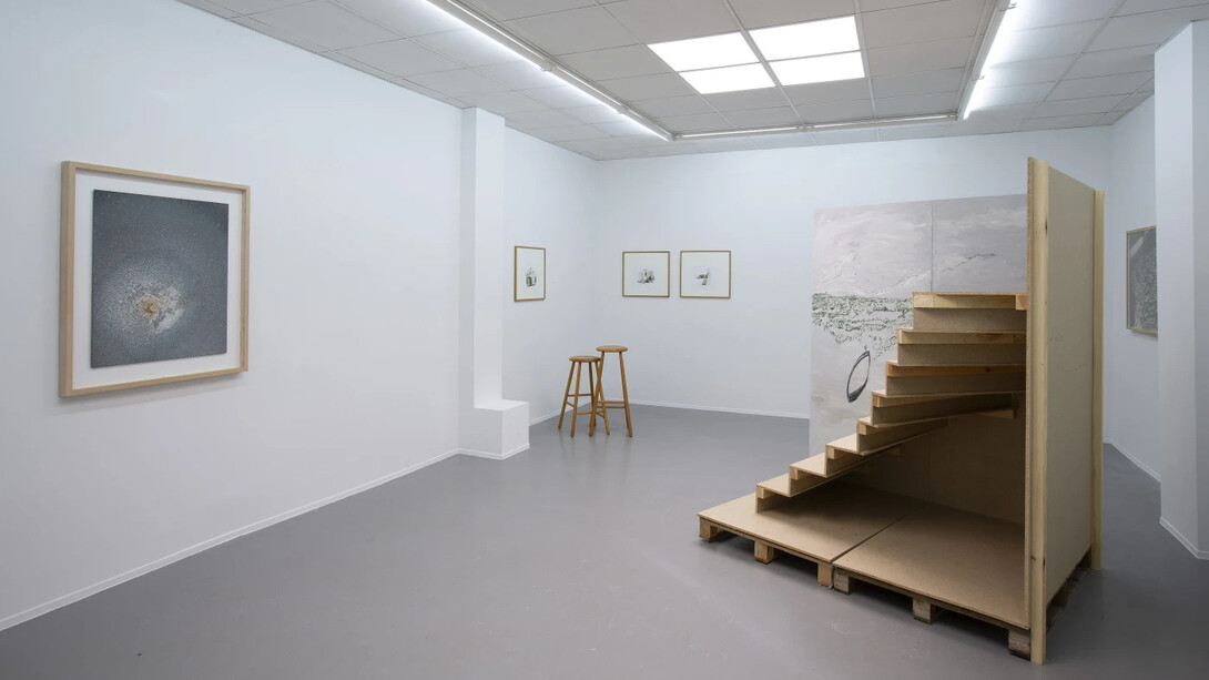 Kaspar Bonnén and Karl Jonathan Sandegård, Between silence and history, exhibition view. Courtesy of Kant Gallery