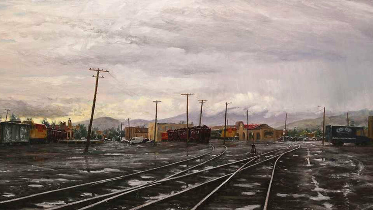 Daniel Morper, After the rain (detail), 1995. Courtesy of Lew Allen Galleries