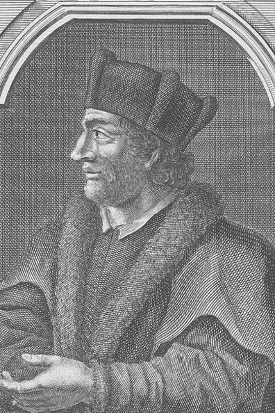 Ritratto di Lorenzo Valla (1407–1457), umanista e filologo italiano, eseguito tra il 1694 e il 1755, Rijksmuseum, Amsterdam, Olanda
