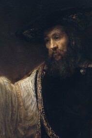 "Aristóteles con un busto de Homero", óleo sobre lienzo, Rembrandt, 1653