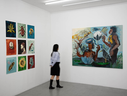 Souleimane Barry, Racines, exhibition view. Courtesy of Paris·B Gallery