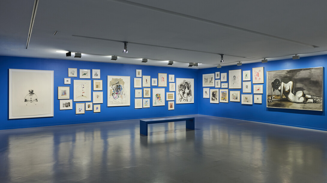 George Condo, exhibition view. Courtesy of Musée d'Art moderne de la Ville de Paris