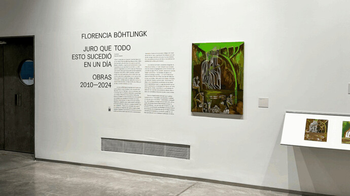 Florencia Böhtlingk, Juro que todo esto sucedió en un día, vista de exhibición. Cortesía de Galería Hache