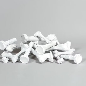 Barrão, Huesos y linternas, 2015. Cortesía del MON - Museu Oscar Niemeyer