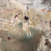 Nick Jensen, Downhills drift (detail), 2025. Courtesy of Paul Smith Gallery