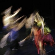 Baryshnikov, Untitled #34 (Mark Morris Dance Group in GRAN DUO by Marc Morrir) 2012, print on canson ed 1 of 3 cm 194 x 115,5 x 5.08