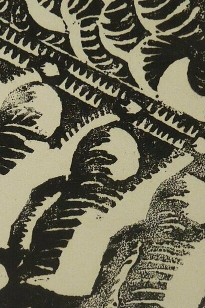 Karol Hiller, "Algodón", linograbado, 1930