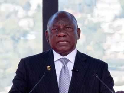 President Cyril Ramaphosa speaking at his 2024 Presidential Inauguration, reiterating the importance of upholding the principles of the GNU, focusing on economic growth, job creation, and structural reforms
