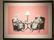 Banksy, Grannies. Courtesy of Art of Banksy Gallery