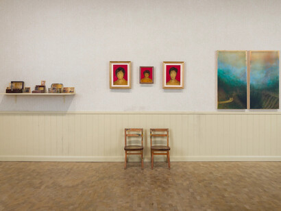 KV Duong, Where wound becomes water, exhibition view. Courtesy of Pippy Houldsworth Gallery