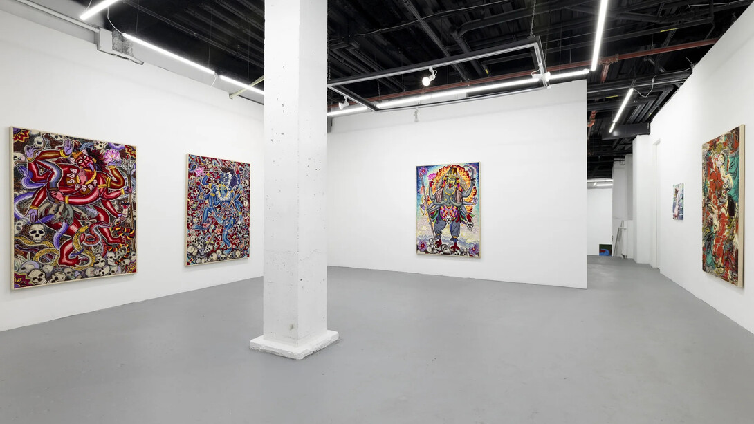 Zhen Guo, Embracing Kali, exhibition view. Courtesy of Ethan Cohen Gallery