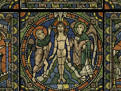 Monografia da catedral de Chartres, Litografia cromada do vitral: A vida de Jesus, Paris, Imprimerie impériale, 1867. A recorrência de histórias de figuras divinas que nascem de virgens, realizam milagres, morrem e ressuscitam levanta questões sobre a originalidade do cristianismo. Alguns estudiosos argumentam que o cristianismo pode ter adaptado e reestruturado mitos anteriores para criar uma narrativa universalmente reconhecível e aceita



