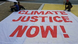 Young climate justice activists gather in the Philippines, highlighting how voices in the Global South are challenging unequal climate solutions and land control
