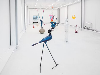 Cristian Răduță, Build a ladder from your bones, exhibition view. Courtesy of Sandwich Gallery