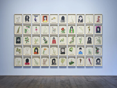 Kim Chong Hak, On paper, exhibition view. Courtesy of Johyun Gallery