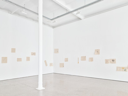 Richard Tuttle, Nothing, exhibition view. Courtesy of Galerie Greta Meert