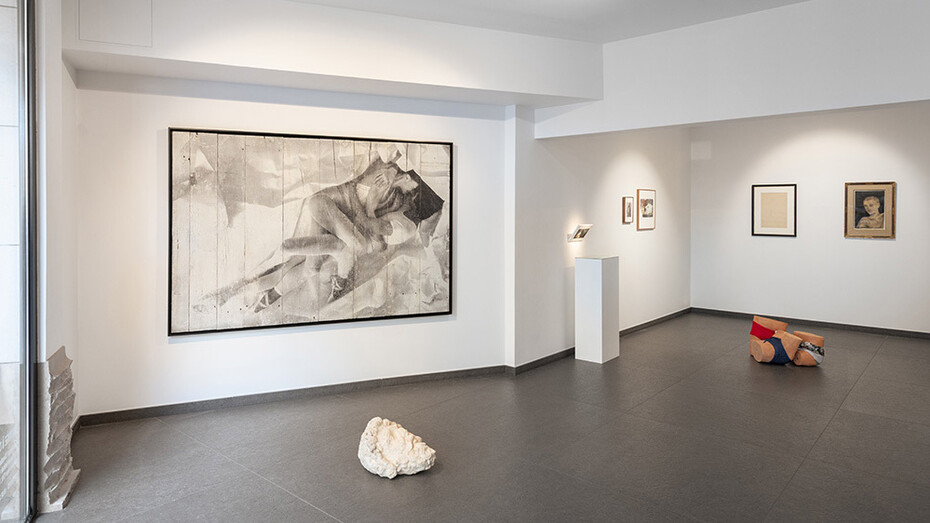 Hommage à Christian Bérard, vue de l'exposition. Avec l’aimable autorisation de la Galleria Continua