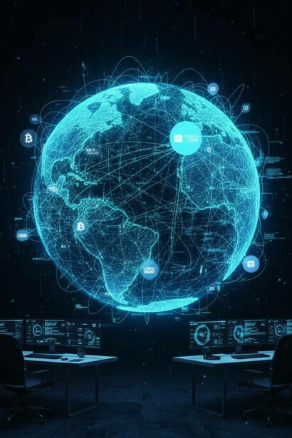 Visualizzazione del sistema "Crypto 2.0", uno standard aperto per un sistema monetario pubblico destinato a banche centrali e istituzioni finanziarie
