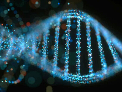 Representación de ADN. El uso de inteligencia artificial en el análisis de biomarcadores acelera los diagnósticos y mejora la precisión de los resultados clínicos