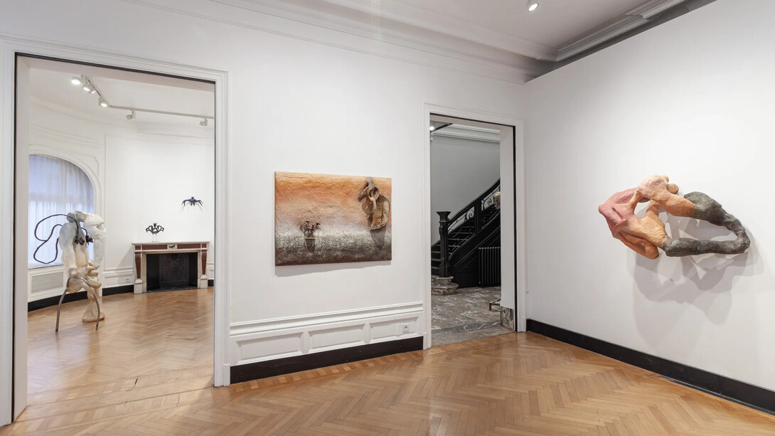 Leo Orta, Uncanny in the man sane. Être-anges (ways of being), exhibition view. Courtesy of Galerie Christophe Gaillard