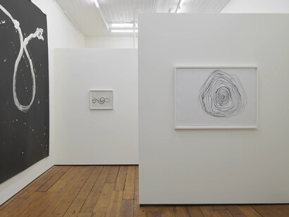 Joan Jonas, Endless drawings, exhibition view. Courtesy of Amanda Wilkinson Gallery