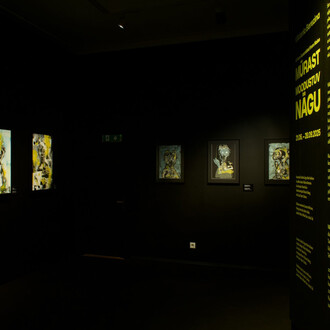 Viktoria Berezina, A face assembled from noise, exhibition view. Courtesy of Tartu Art Museum