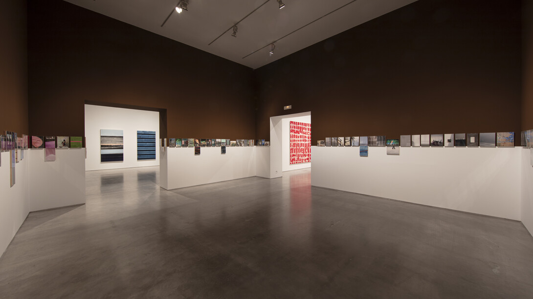 Juan Uslé, That ship on the mountain, exhibition view. Courtesy of Museo Reina Sofía