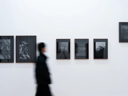 Chen Xiaoyi, Moth/Good-bye/of all things the weight, exhibition view. Courtesy of A Thousand Plateaus Art Space