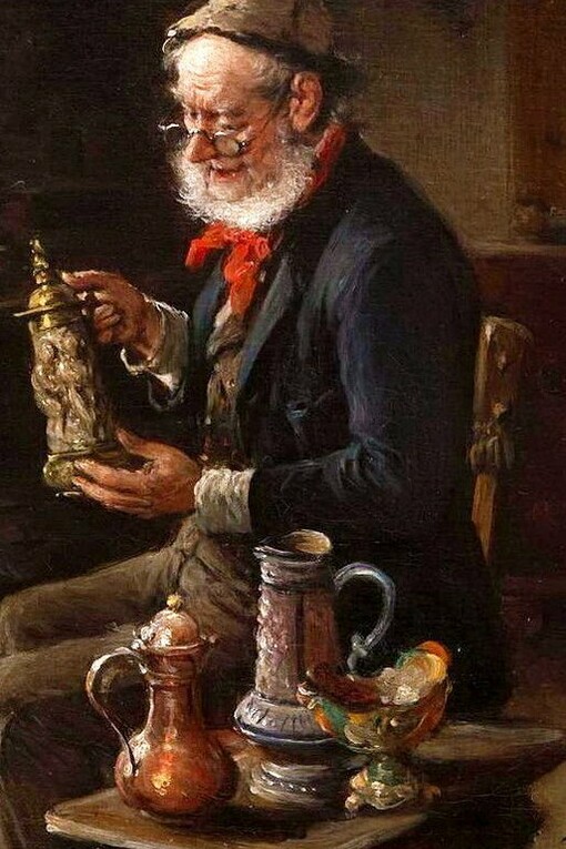 "El viejo anticuario", Hermann Kern, 1907