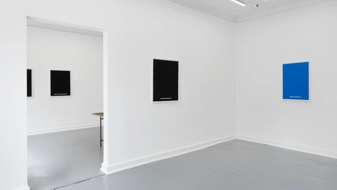 Gardar Eide Einarsson, Groaning, Nixon's voice, exhibition view. Courtesy of Nils Stærk Gallery