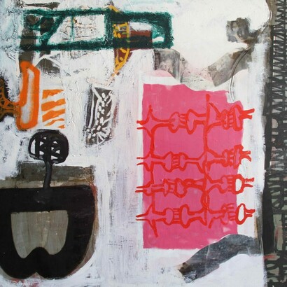 Soul shaped devolution, artwork in exhibition. Courtesy of Linton and Kay