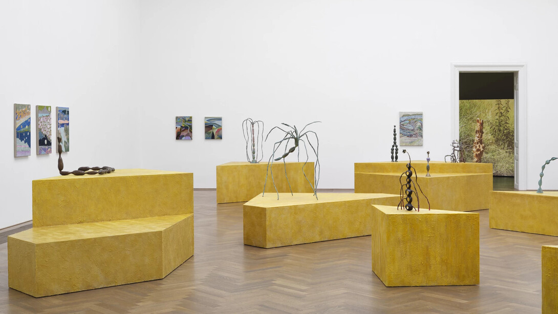 Diambe, Bees beings beans, ausstellungsansicht. Mit freundlicher genehmigung der Kunsthalle Basel