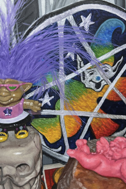 Daniel Albrigo, Upper mustang dream (detail), 2026. Courtesy of Eleanor Harwood Gallery 