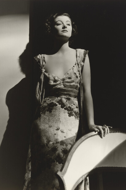 George Hurrell, Myrna Loy, c. 1935. Courtesy of the National Portrait Gallery 