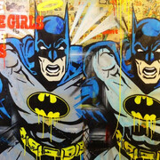 Layer Cake, Knights - Batman, 2016. Courtesy of Maddox Gallery