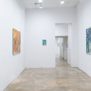 Joe Warrior-Walker, Ley lands, exhibition view. Courtesy of Massey Klein Gallery