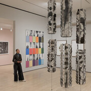 Kunié Sugiura, Photopainting, exhibition view. Courtesy of San Francisco Museum of Modern Art