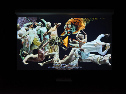 Ho Tzu Nyen, Time and the tiger, ausstellungsansicht. Mit freundlicher genehmigung der Hamburger Kunsthalle
