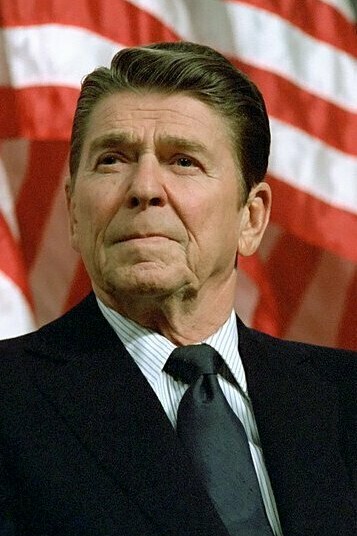 Ronald Reagan en Minneapolis, Minnesota, 8 de febrero de 1982