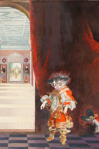 Malcolm Bucknall, Light is the left hand of darkness (detail), 2024. Courtesy of Wally Workman Gallery