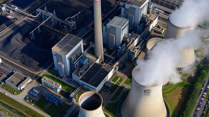 Kohlekraftwerk der modernen Zeiten