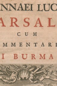 Edizione della "Pharsalia" del 1740