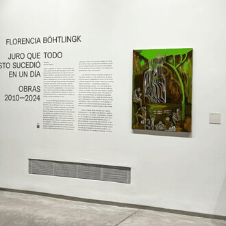 Florencia Böhtlingk, Juro que todo esto sucedió en un día, vista de exhibición. Cortesía de Galería Hache