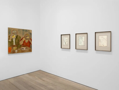 Alexandra Christou, Taverna, exhibition view. Courtesy of Sadie Coles HQ