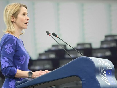 Kaja Kallas, High Representative for Foreign Affairs and Security Policy and Vice-President of the European Commission, at the European Parliament Plenary session - Common Foreign and Security Policy (CFSP) and Common Security and Defence Policy