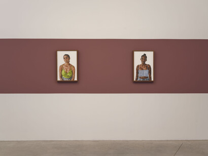 YoYo Lander, Burdened by blessings, exhibition view. Courtesy of Zidoun and Bossuyt